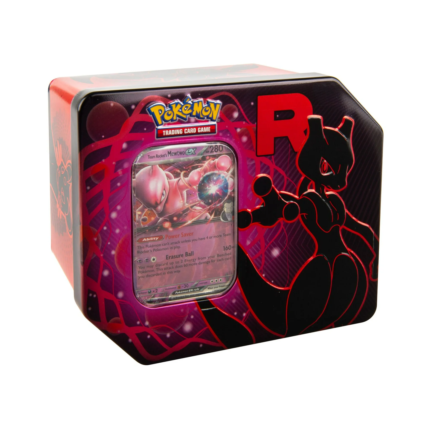 Team Rocket Tins: Team Rocket's Mewtwo ex Tin (US Version)