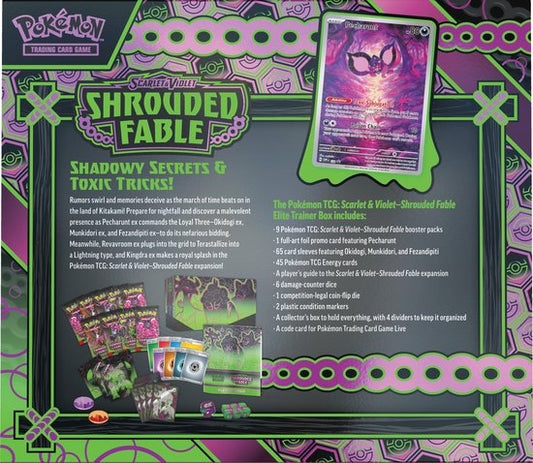 Pokémon Scarlet & Violet Shrouded Fable Elite Trainer Box