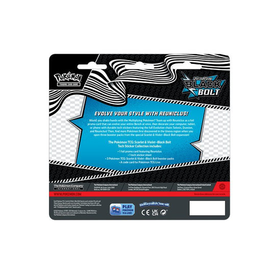 Black Bolt Reuniclus Tech Sticker Collection