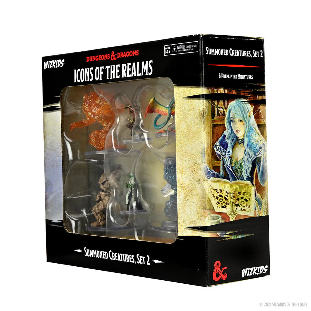 D&D Fantasy Miniatures Icons of the Realms Summoning Creatures Set 2