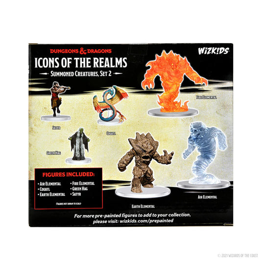 D&D Fantasy Miniatures Icons of the Realms Summoning Creatures Set 2
