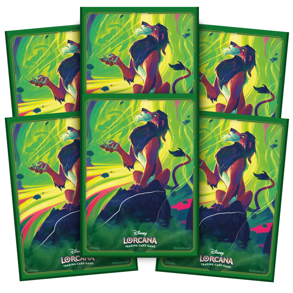 Disney Lorcana TCG - Azurite Sea Card Sleeve Scar