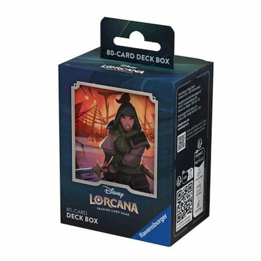 Disney Lorcana - Rise of the Floodborn 80 Card Deckbox: Mulan
