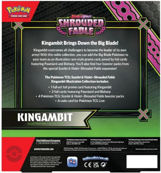 Pokemon Shrouded Fable Illustration Collection – Kingambit