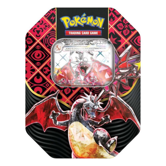 Pokémon Scarlet & Violet Paldean Fates ex Tin Charizard
