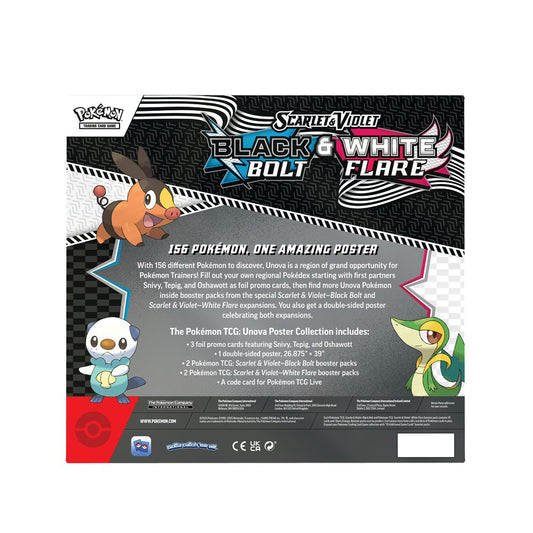 Pokemon Scarlet & Violet White Flare and Black Bolt – Poster Collection