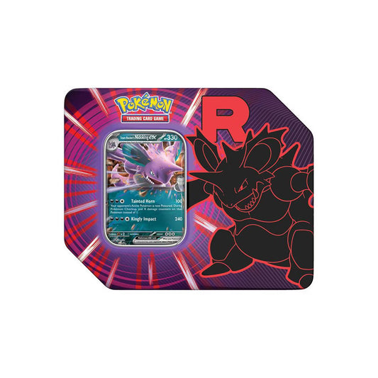 Team Rocket Tins: Team Rocket's Nidoking ex Tin (US Version)