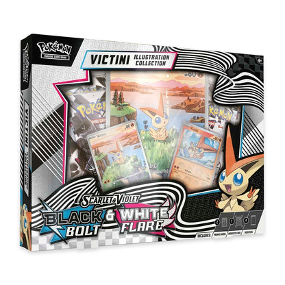 Black Bolt & White Flare Victini Illustration Collection