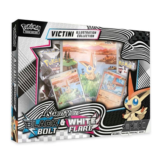 Black Bolt & White Flare Victini Illustration Collection