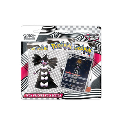 White Flare Gothitelle Tech Sticker Collection